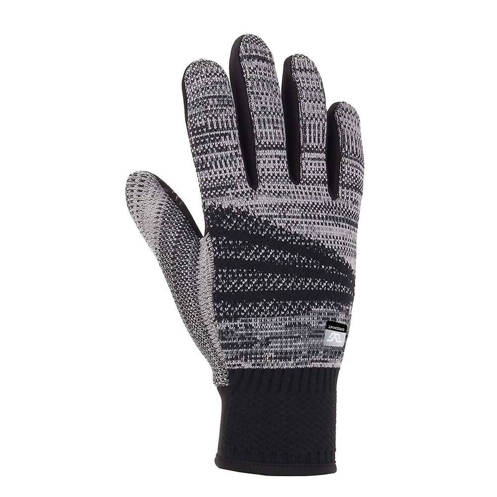 NEW GORDINI women's stride gloves in black/grey